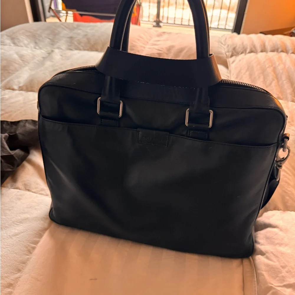 Cole Haan Dark Leather Briefcase